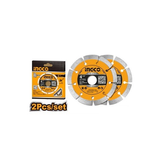 SET 2 DISQUES DIAMANT (Nv CB) INGCO DMD011152.1
