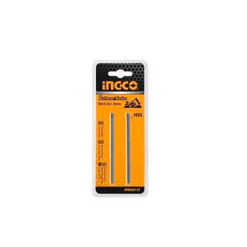 2 Lames Rabot 82x5.5x1.2 mm - INGCO EPB820121