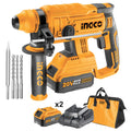Marteau perforateur 20V 22mm avec 2 Batt 4Ah + Chargeur INGCO CRHLI222085