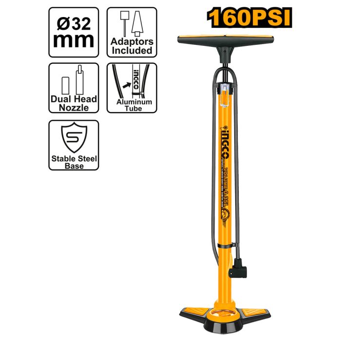 Gonfleur Manuel Portable 160PSI INGCO MPP3201