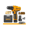 Malette Visseuse sans fil 12V 2 batteries SS INGCO CDLI12325