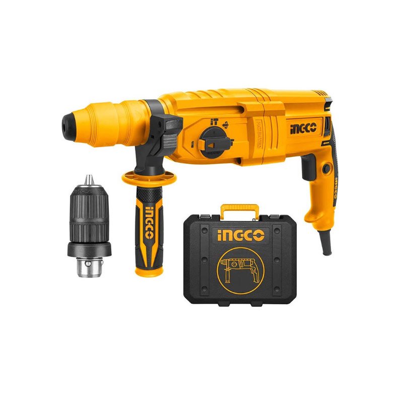 Marteau Perforateur 26Mm 800W+Mandrin INGCO RGH9028-2