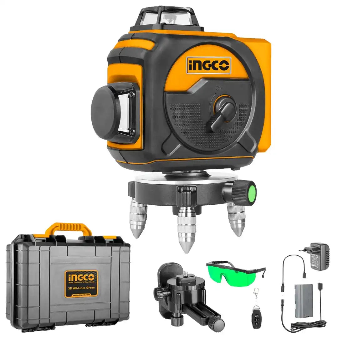 Niveau Laser 3d 16 V 12 Lignes Type-c - INGCO HLL301205