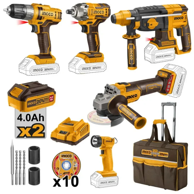 Pack de 2 Machines Visseuse + Boulonneuse Sans Fil - INGCO COSLI250586