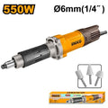 Meuleuse Droite 6 mm 550 W + 3 Acc - INGCO PDG5501