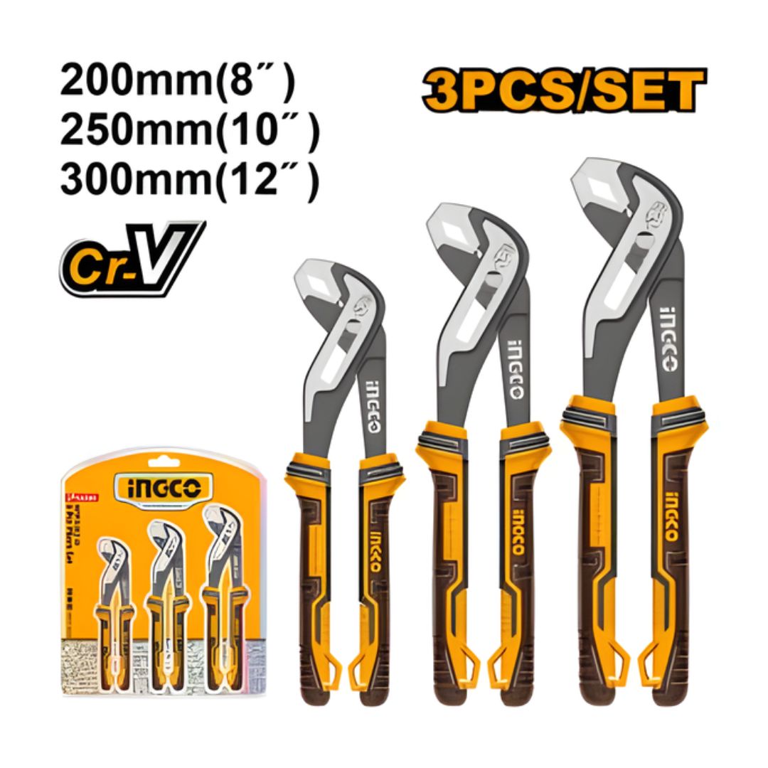 Set de 3 Pinces Multiprises INGCO HPPS28318