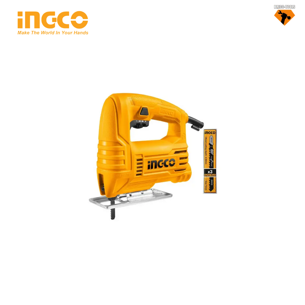 Scie Sauteuse 55 mm 400 W + 3 Lames - INGCO JS40028