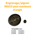 Pignon - INGCO AG7108-SP-19