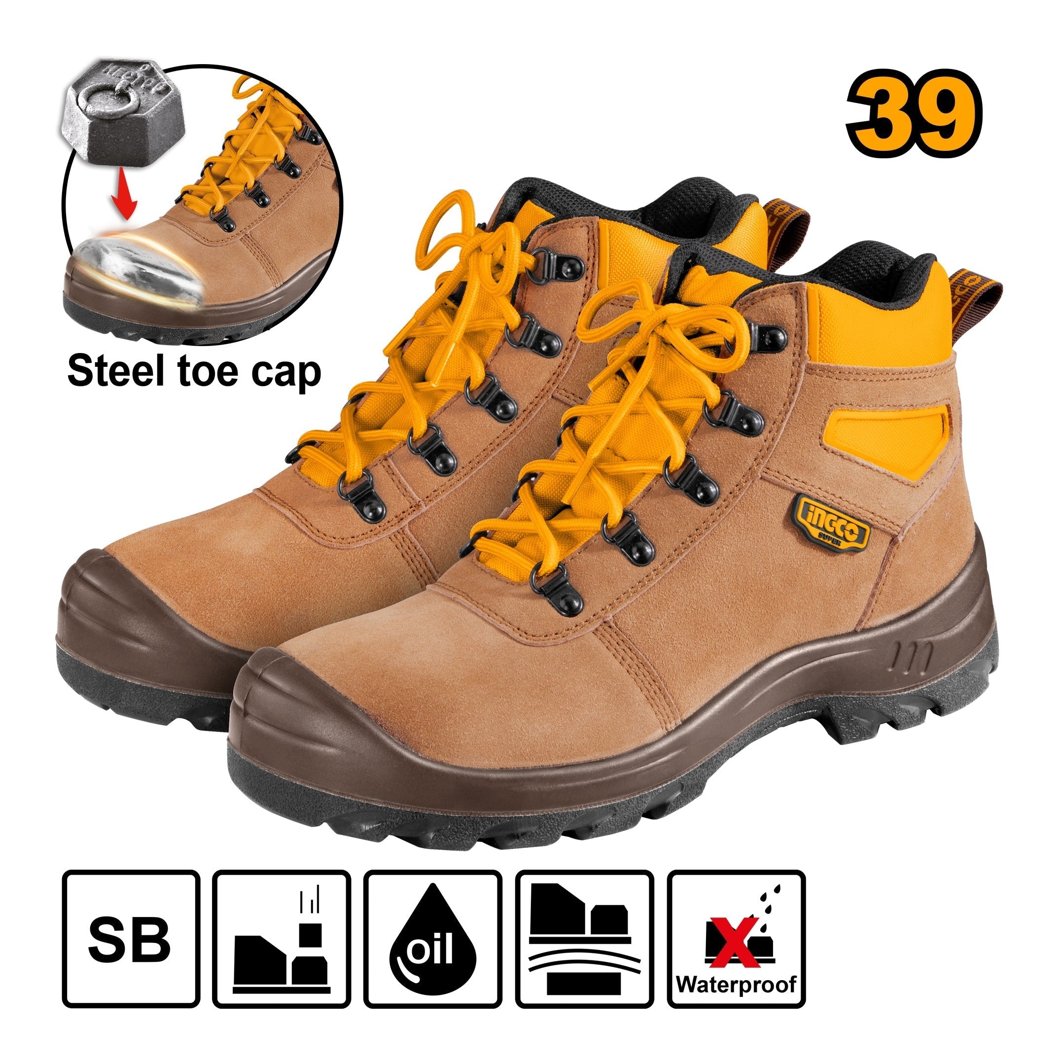 Chaussures Taille 39 INGCO SSH02SB.39