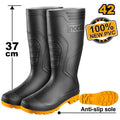 Bottes PVC noires Taille42 INGCO SSH092LYB.42