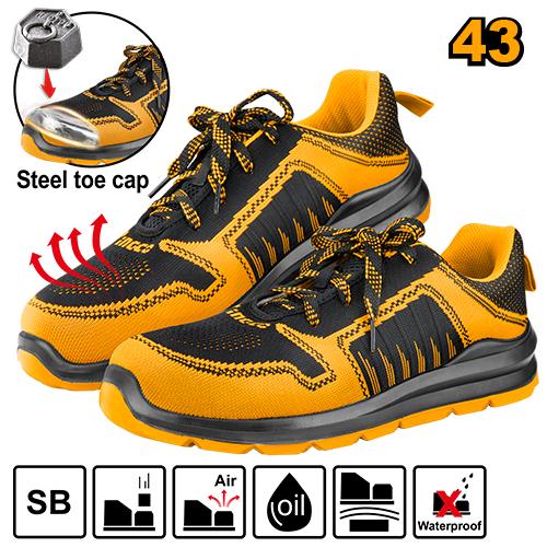 Chaussures de Sécurité Type Basket Sb Taille 43 - INGCO SSH81SB.43