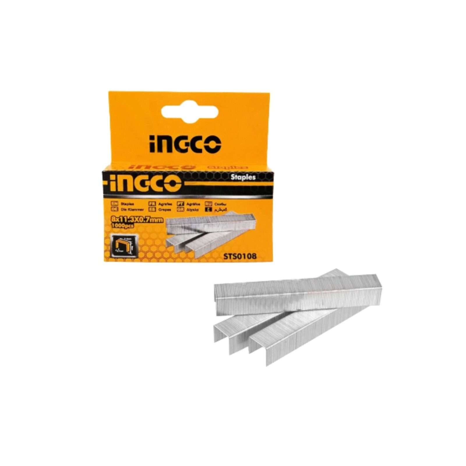 Boîte de 1000 Agrafes 8mm pour HSG14018 INGCO STS0108