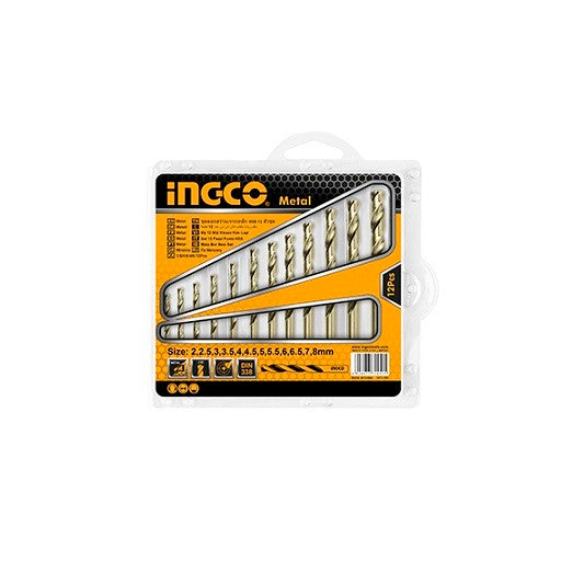 Set de 12 Forets HSS 6928073714515 - INGCO AKDB1125