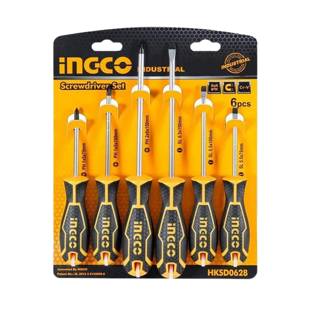 Set de 6 tournevis INGCO HKSD0628
