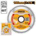 Disque Alu 185 mm 60 Dents pour Cs18528/68 - INGCO TSB118513