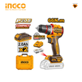Perceuse-visseuse 20 V Multi-têtes 66n.m avec 2 Batt + Chargeur - INGCO CDLI206686