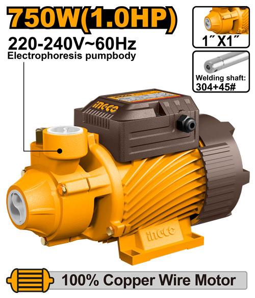 Pompe à Eau 750 W 1 HP - INGCO VPM75068