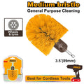 Brosse de nettoyage 360° pour visseuse à poils souples INGCO WCBM1360