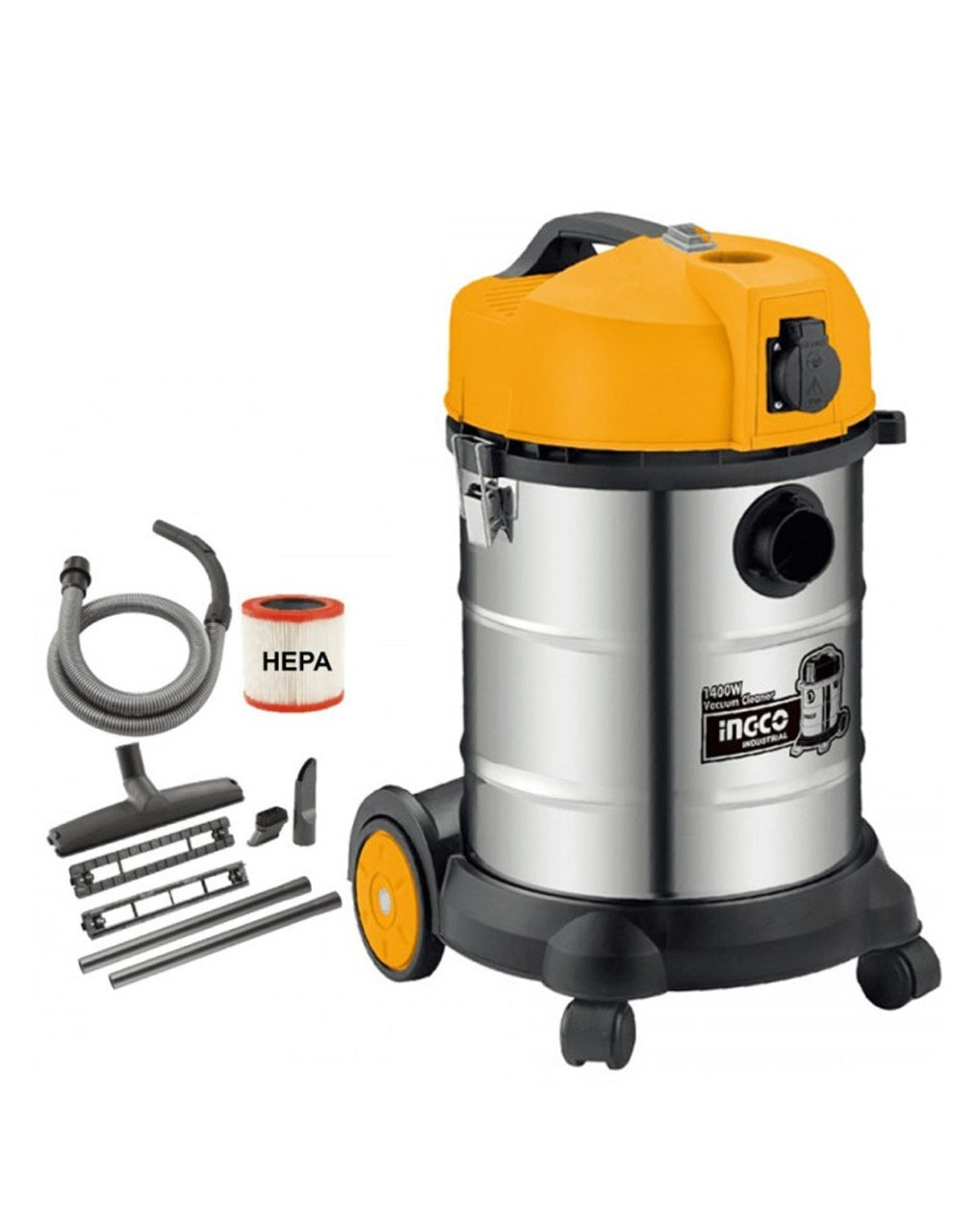 Aspirateur Professionnel 1400 W 30 L - INGCO VC14301