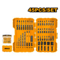 Coffret Alu de 4 Forets et 3 Burins Sds Max - INGCO AKD5075