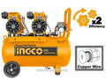 Compresseur Silencieux 50L 2×1200W（3.2Hp） INGCO ACS224501