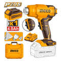 Décapeur Thermique 20 V + 1batt4 AH + 3accessoires - INGCO HGLI20025