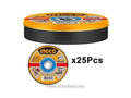 Set de 25 disques abrasifs 115*1,2*22,2 INGCO MCD1211525