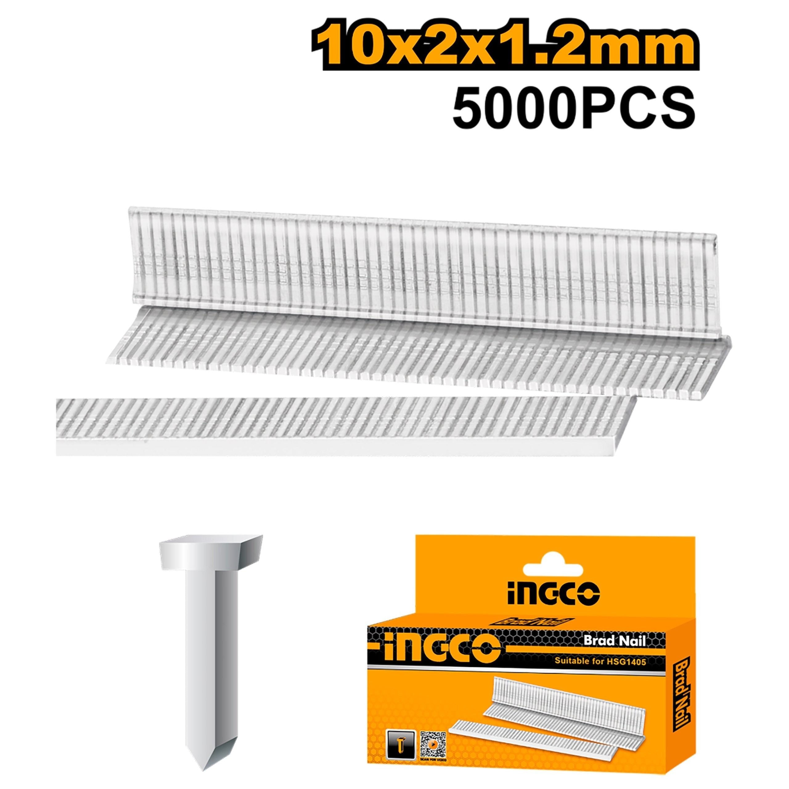 Boîte Agrafe 1000pcs 8 Mm/0.7 mm Hsg14018 - INGCO STS0108