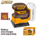 Ponceuse Vibrante 20 V Sans Batterie 110 mm Plateau Carré - INGCO CSHSLI2014