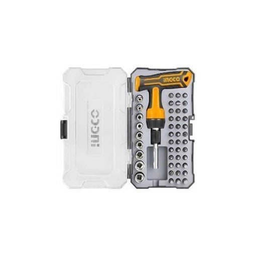 Set De25pièces pour Tournevis avec Manche en T - INGCO HKSDB0258