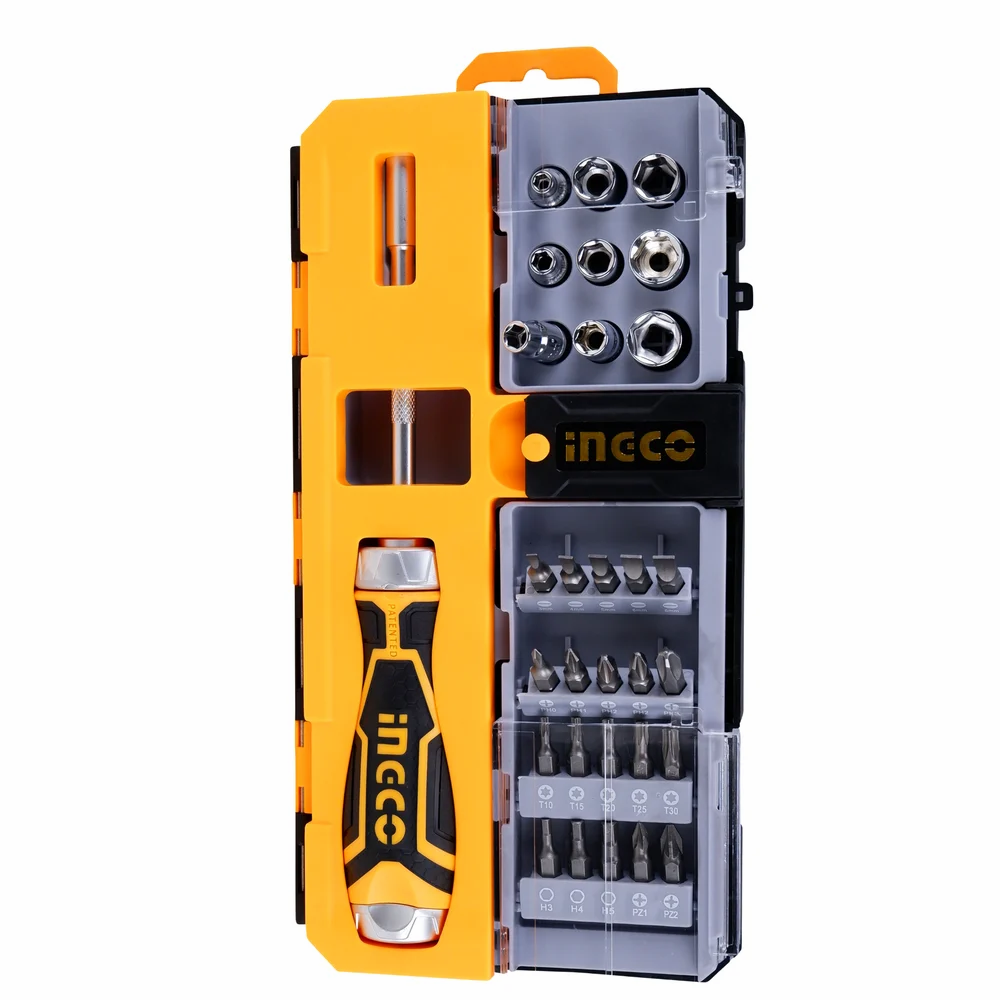Set de 33 pièces pour tournevis INGCO HKSDB0338