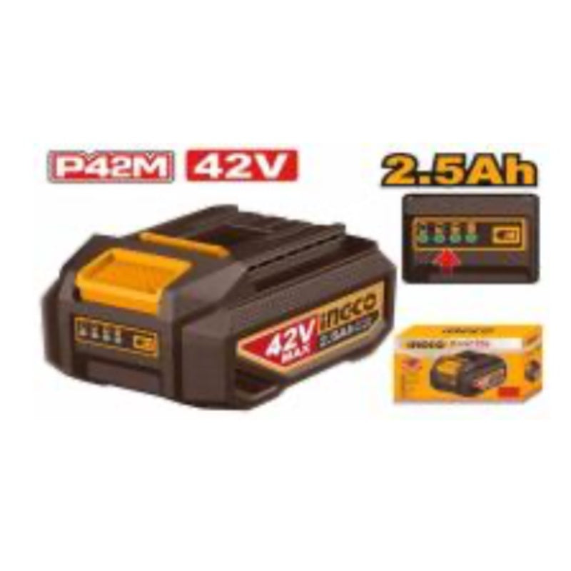 Batterie Lithium-ion 2,5 AH 42 V - INGCO FBLI42251