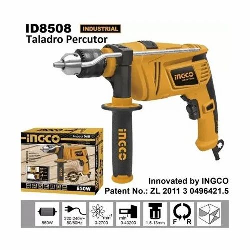 Perceuse à percussion avec mandrin 13mm 850W INGCO ID8508-2