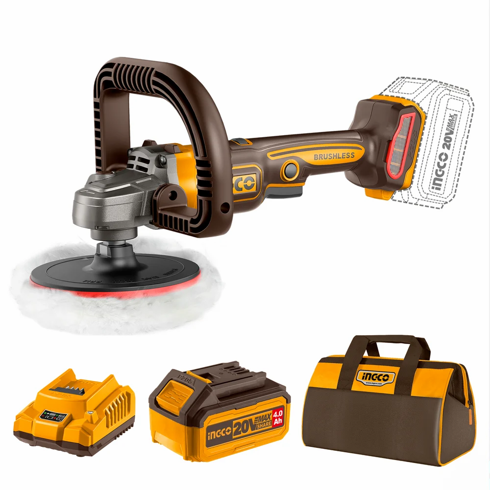 Polisseuse Sans Fil 180mm sans batterie INGCO APLI2018