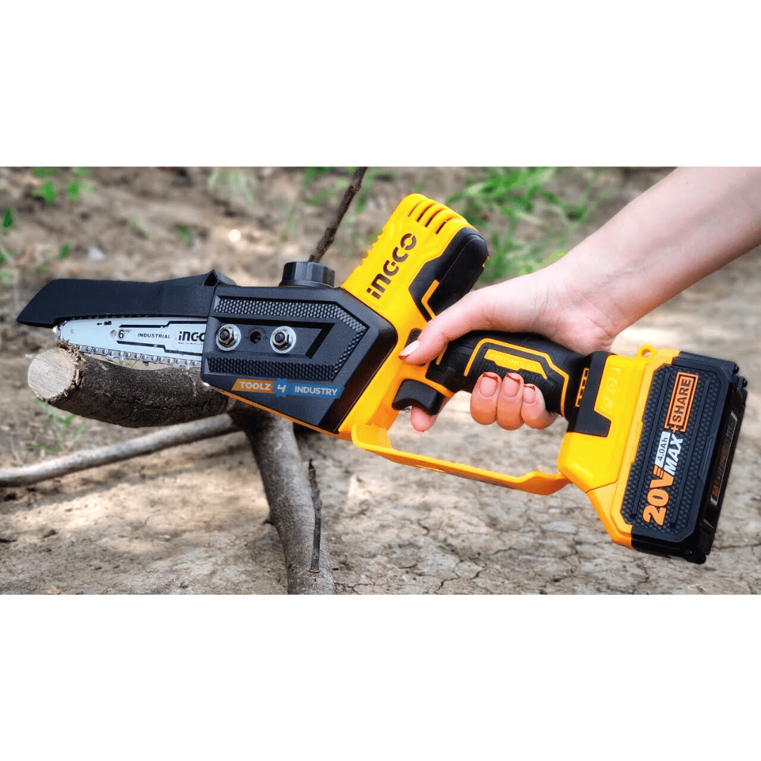 Scie Élagueuse Brushless 20 V 15 cm Sans Batterie Sans Chargeur - INGCO CGSLI2068
