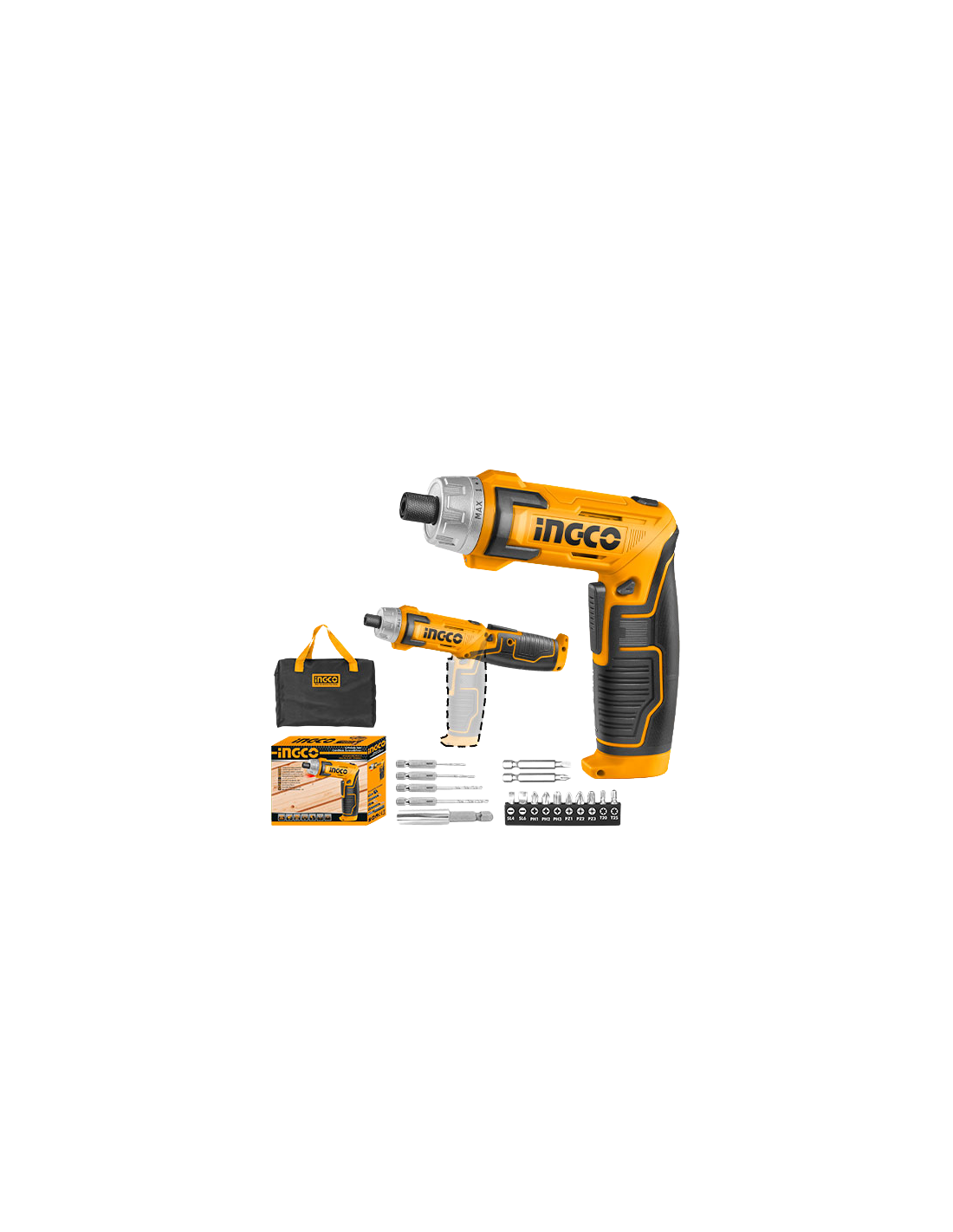 Tournevis Sans Fil Lithium-ion 4 V - INGCO CSDLI0401