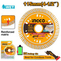 Disque Diamanté Ultrafin 115mm INGCO DMD061151