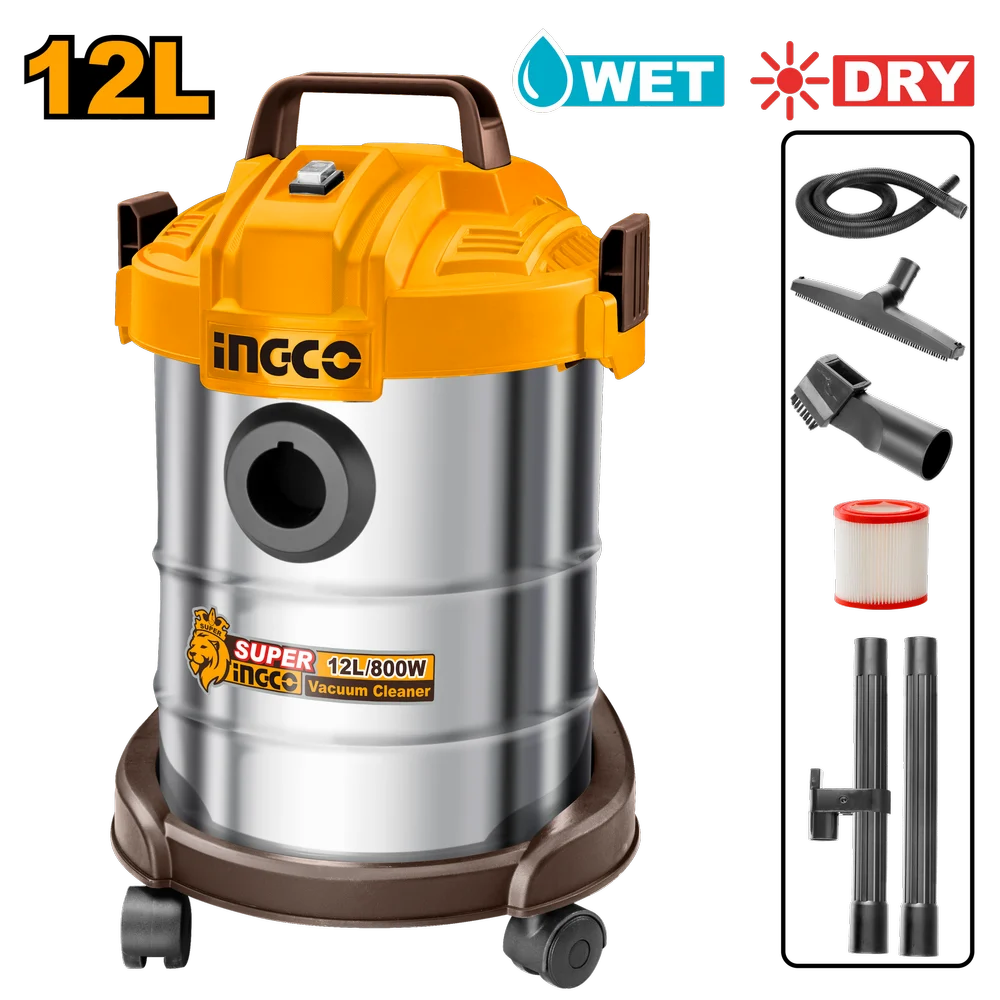 Aspirateur 12 L 800 W - INGCO VC14122