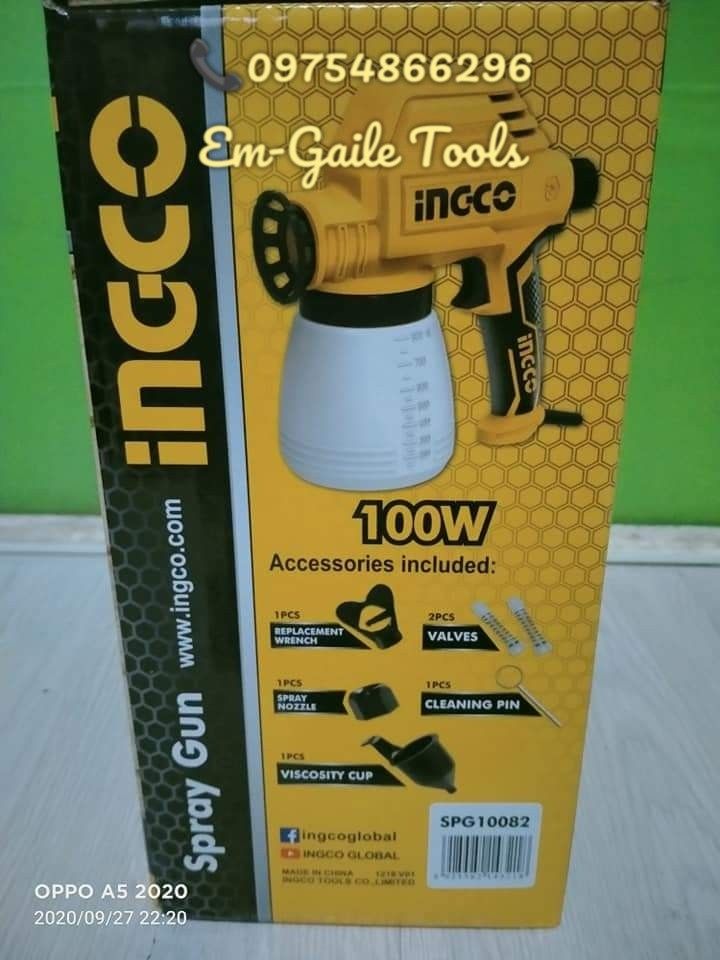 Pistolet à peinture 100W SS INGCO SPG10082