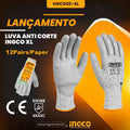 Gants anti-coupure XL Ant-coupure et anti-abrasion INGCO HGCG02-XL
