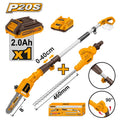 Scie à Perche 20 V 8" - avec 1 Bat 2,0 AH + Cha - INGCO PSLI20281