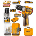 Visseuse à Batterie 16 V avec 2 Batteries 2 AH - INGCO COSLI241199