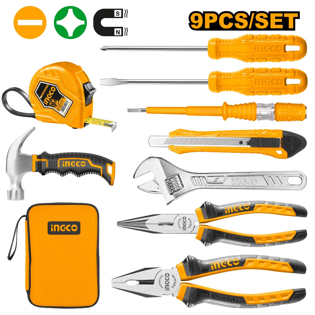 Set de 9 Outils à Main - INGCO HKTH10809