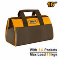 Sac à outils rigide 16" INGCO HTBG281628