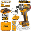 Visseuse à Choc 20 V 2batteries 285nm - INGCO CIRLI2028